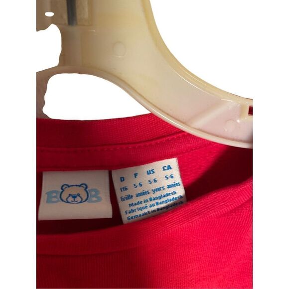 Bob’s girls team Santa red Christmas sweatshirt size 5/6 - Picture 4 of 4